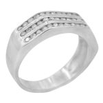 حلقه نقره زنانه طرح آبنوش