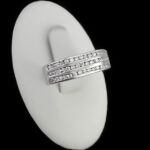 حلقه نقره زنانه طرح آبنوش - Image 3