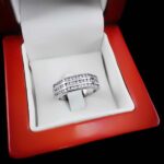 حلقه نقره زنانه طرح آبنوش - Image 4