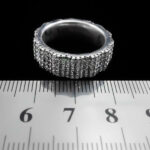 حلقه نقره زنانه طرح آپاما - Image 3