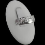 حلقه نقره زنانه طرح آرگون