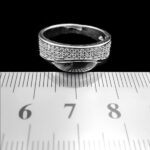 حلقه نقره زنانه طرح آرگون - Image 2