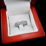 حلقه نقره زنانه طرح آزین - Image 3