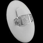 حلقه نقره زنانه طرح ناژین