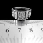 حلقه نقره زنانه طرح ناژین - Image 3