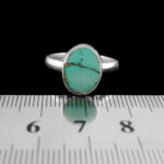 انگشتر فیروزه نیشابوری نقره دست ساز زنانه و مردانه طرح ژیوار + حرز امام جواد (ع) - Image 3