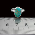 انگشتر فیروزه نیشابوری نقره دست ساز زنانه و مردانه طرح رسا + حرز امام جواد (ع) - Image 4