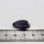 گردنبند آمیتیست الماس تراش زنانه طرح دل - Image 2