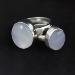 ست عقیق کبود یمنی آقا و خانم طرح سامیت دست ساز