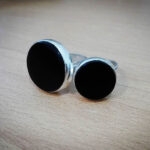 ست عقیق مشکی آقا و خانم دست ساز طرح نوین + حرز امام جواد (ع)