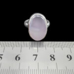 انگشتر عقیق کبود نقره دست ساز مردانه و زنانه طرح ارشا - Image 3