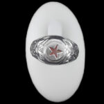 انگشتر حرز امام جواد (ع) نقره دست ساز زنانه و مردانه طرح میراث - Image 2