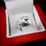 انگشتر حرز امام جواد (ع) نقره دست ساز زنانه و مردانه طرح میراث