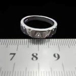 حلقه نقره زنانه طرح وامینا - Image 3