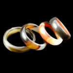 حلقه عقیق سلیمانی مردانه و زنانه طرح زرتشت - Image 4