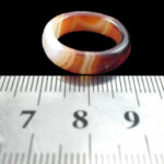 حلقه عقیق سلیمانی مردانه و زنانه طرح زرتشت - Image 2