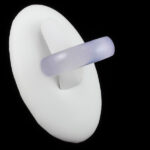 حلقه عقیق کبود مردانه و زنانه طرح ژاستار - Image 4