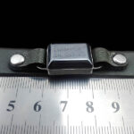 دستبند حدید صینی نقره چرم طبیعی طرح یشمی بلند کلاسیک + حکاکی ذکر رزق و روزی - Image 2