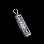 گردنبند حرز امام جواد (ع) نقره طرح ذوالفقار ۱ - Image 2