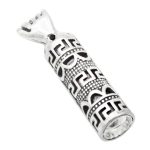 گردنبند حرز امام جواد (ع) نقره طرح فانتری اشاره