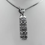 گردنبند حرز امام جواد (ع) نقره طرح فانتری اشاره - Image 2