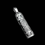 گردنبند حرز امام جواد (ع) نقره طرح عامل - Image 4