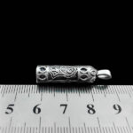 گردنبند حرز امام جواد (ع) نقره طرح عامل - Image 2