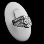 حلقه تک نگین نقره زنانه طرح آشتین - Image 4