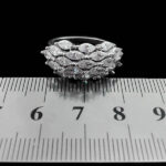 حلقه نقره زنانه طرح برفام - Image 2