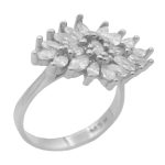 حلقه نقره زنانه طرح کنام