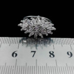 حلقه نقره زنانه طرح کنام - Image 3