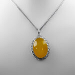 زنجیر نقره ظریف طرح فاخر مقیم با عیار ۹۲۵ مخصوص گردنبند (۶۰ سانتی متری) - Image 3