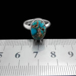 انگشتر فیروزه نیشابوری نقره دست ساز مردانه و زنانه طرح ساهان+ حرز امام جواد (ع) - Image 2