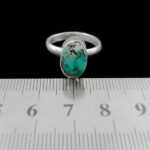 انگشتر فیروزه نیشابوری نقره دست ساز مردانه و زنانه پروا + حرز امام جواد (ع) - Image 2