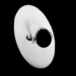 انگشتر عقیق یمنی سرخ و مشکی نقره دست ساز مردانه و زنانه طرح دو عقیق + حرز امام جواد (ع)