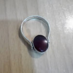 انگشتر عقیق یمنی سرخ و مشکی نقره دست ساز مردانه و زنانه طرح دو عقیق + حرز امام جواد (ع) - Image 5