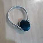 انگشتر عقیق یمنی سرخ و مشکی نقره دست ساز مردانه و زنانه طرح دو عقیق ۲+ حرز امام جواد (ع) - Image 2