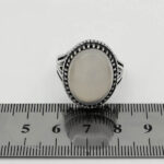 انگشتر عقیق کبود یمنی نقره مردانه طرح سردار دلها - Image 3