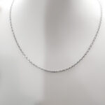 زنجیر نقره طرح بارام با عیار ۹۲۵ مخصوص گردنبند (۴۰ سانتی متری) - Image 3