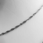 زنجیر نقره طرح باراما با عیار ۹۲۵ مخصوص گردنبند (۵۰ سانتی متری)