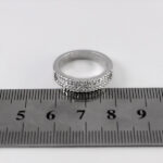 حلقه نقره زنانه طرح سنقر - Image 3