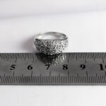 حلقه نقره زنانه طرح مونالیزا - Image 2