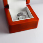 حلقه نقره زنانه طرح مونالیزا - Image 3