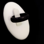 حلقه عقیق مشکی اصلی مردانه و زنانه با سایزهای مختلف - Image 5