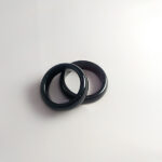 حلقه عقیق مشکی اصلی مردانه و زنانه با سایزهای مختلف - Image 3