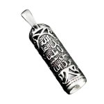 گردنبند حرز امام جواد (ع) نقره زنانه و مردانه طرح پنجتن