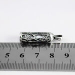 گردنبند حرز امام جواد (ع) نقره زنانه و مردانه طرح لنگر - Image 2