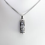 گردنبند حرز امام جواد (ع) نقره زنانه و مردانه طرح لنگر - Image 3