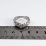 حلقه نقره زنانه طرح پریوش - Image 2