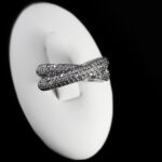 حلقه نقره زنانه طرح پریوش